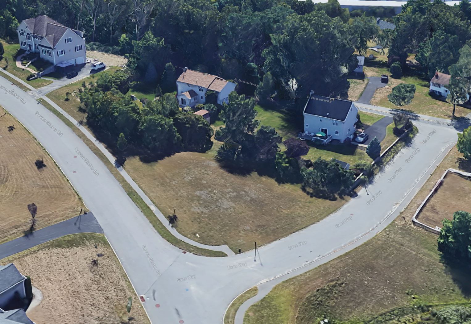 Aerial view of Seven Sisters Road parcel, Haverhill MA